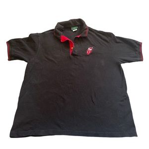 The Rolling Stone Tongue & Lips with Santa hat polo